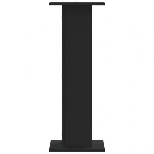 Plantestativer 2 stk. 30x30x80 cm konstrueret træ sort