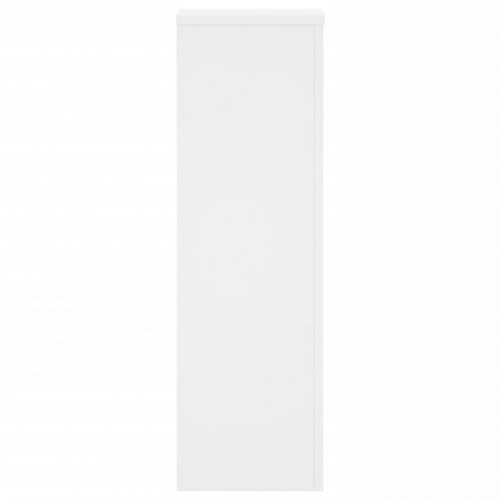 Plantestativer - sæt af 2, 25×25×80 cm, hvidt konstrueret træ