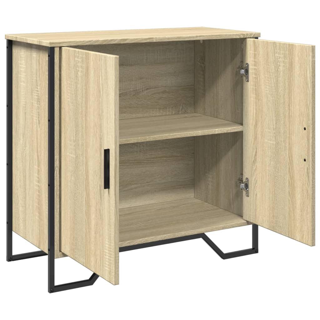 Skænk 78x35,5x74,5 cm konstrueret træ sonoma-eg