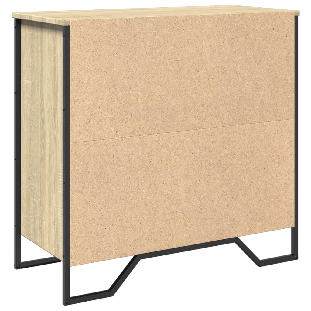 Skænk 78x35,5x74,5 cm konstrueret træ sonoma-eg