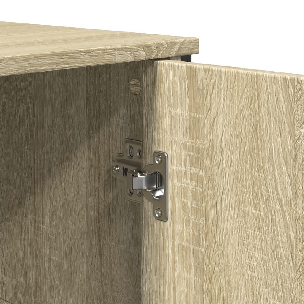 Skænk 78x35,5x74,5 cm konstrueret træ sonoma-eg