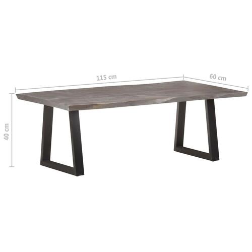 Sofabord 115x60x40 cm massivt akacietræ
