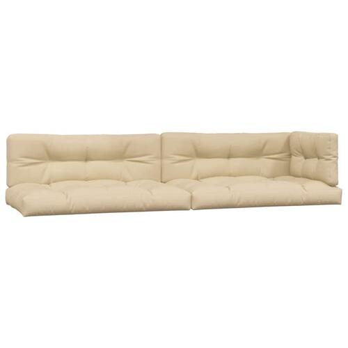 Pallehynder 5 stk. stof beige