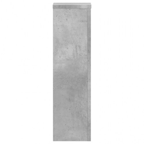 Plantestativer 2 stk. 17×17×60 cm i konstrueret træ - betongrå