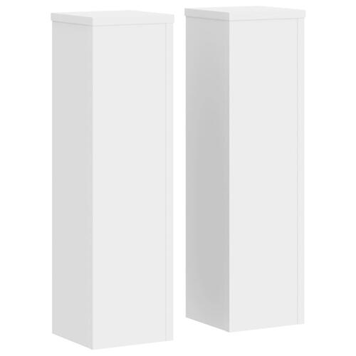 Plantestativer 2 stk. 17x17x60 cm konstrueret træ hid