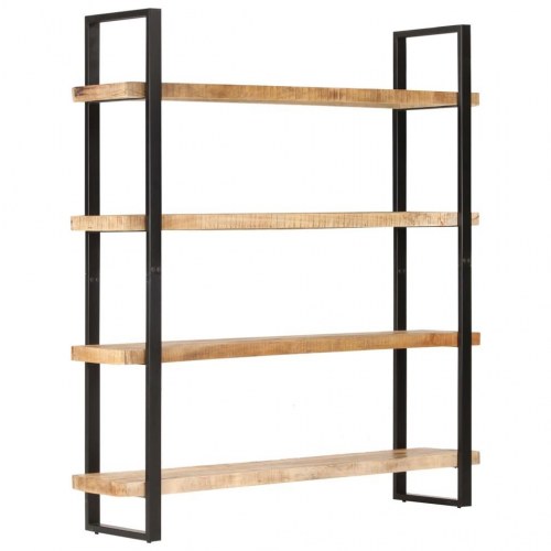 Bogreol med 4 hylder 160x40x180 cm ru mangotræ