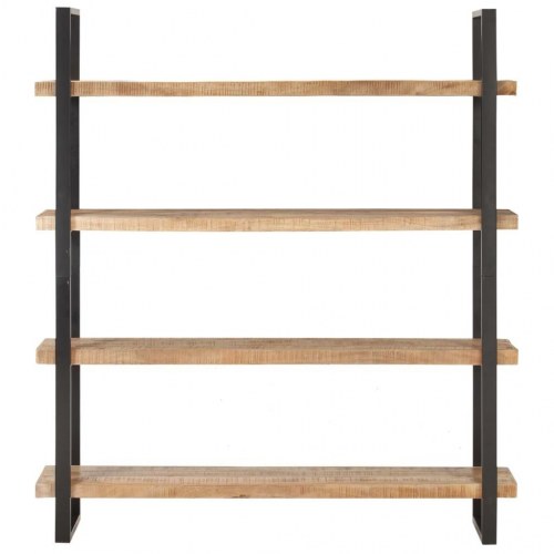 Bogreol med 4 hylder 160x40x180 cm ru mangotræ
