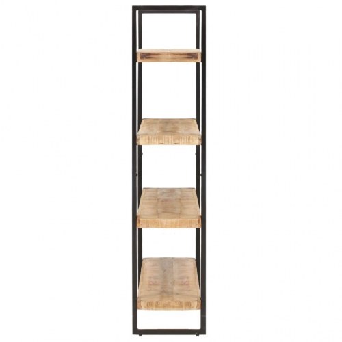 Bogreol med 4 hylder 160x40x180 cm ru mangotræ