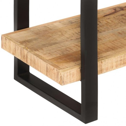 Bogreol med 4 hylder 160x40x180 cm ru mangotræ
