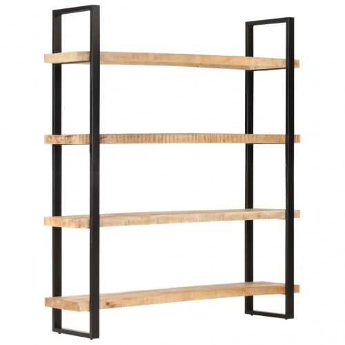 Bogreol med 4 hylder 160x40x180 cm ru mangotræ