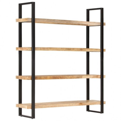 Bogreol med 4 hylder 160x40x180 cm ru mangotræ