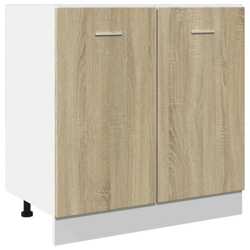 Underskab 80x46x81,5 cm konstrueret træ sonoma-eg