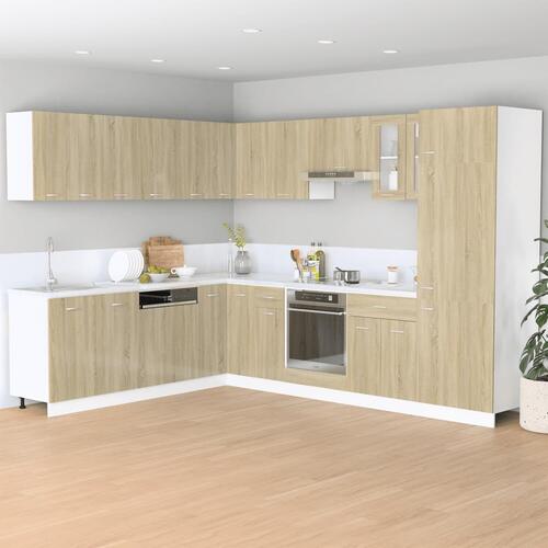 Underskab 80x46x81,5 cm konstrueret træ sonoma-eg