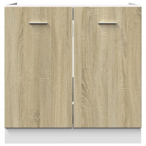 Underskab 80x46x81,5 cm konstrueret træ sonoma-eg