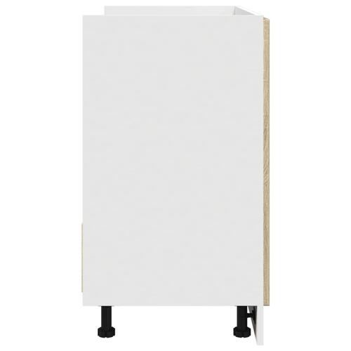 Underskab 80x46x81,5 cm konstrueret træ sonoma-eg