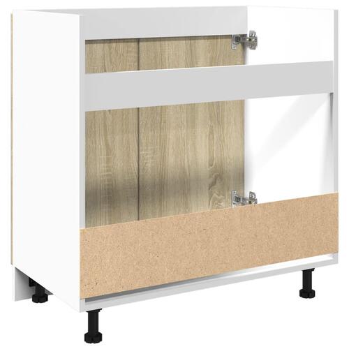 Underskab 80x46x81,5 cm konstrueret træ sonoma-eg