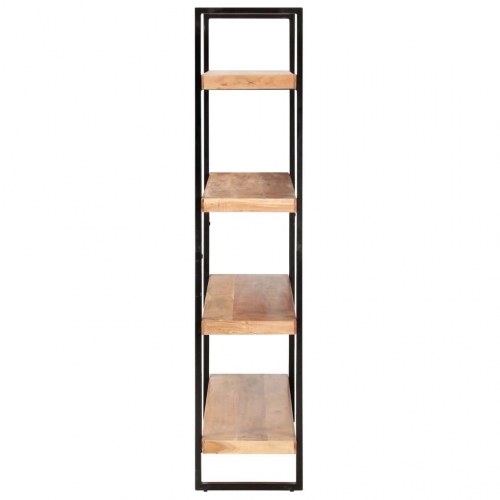 Bogreol med 4 hylder 160x40x180 cm massivt akacietræ