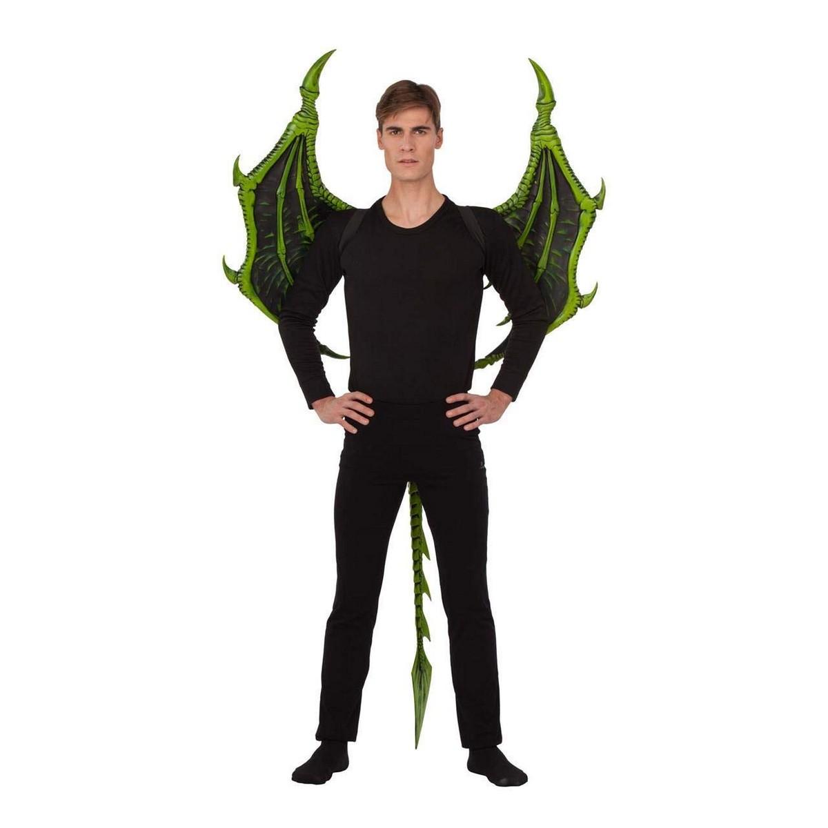 Kostumevinger til voksne - Dragon Foam Wings 104 cm (S) billede