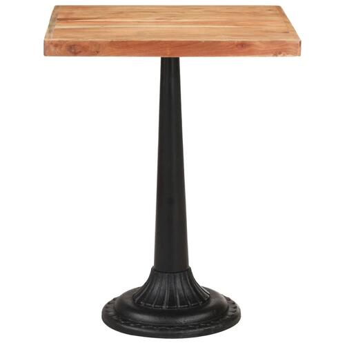 Bistrobord 60x60x76 cm massivt akacietræ