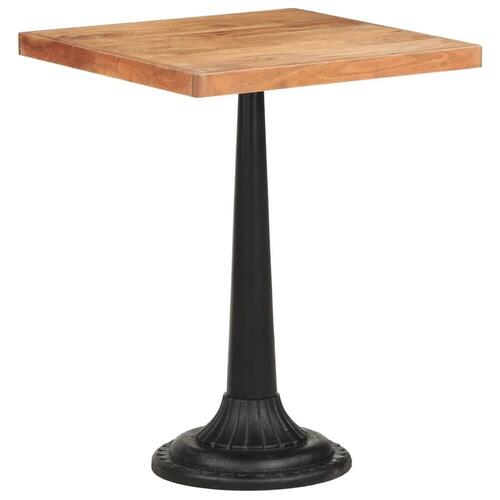 Bistrobord 60x60x76 cm massivt akacietræ
