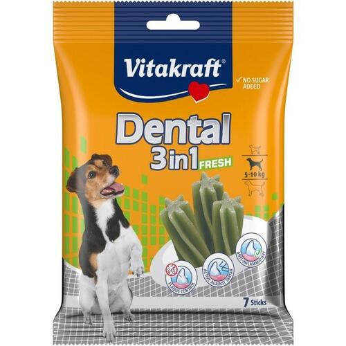 Hundesnack Vitakraft Dental Fresh 3in1 S 120 g