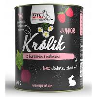 Våd mad SYTA MICHA Junior Rabbit with beetroot and raspberries 800 g