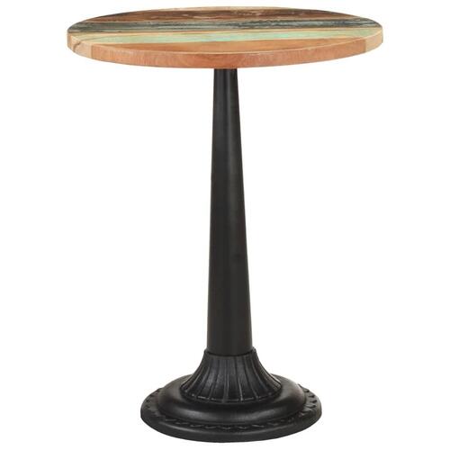 Bistrobord Ø60x76 cm massivt genbrugstræ