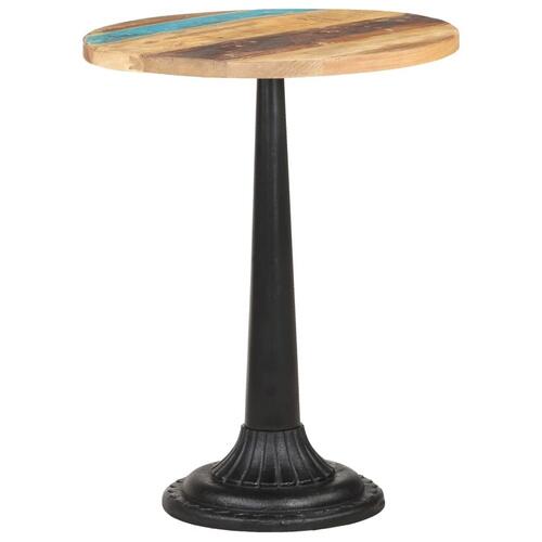 Bistrobord Ø60x76 cm massivt genbrugstræ