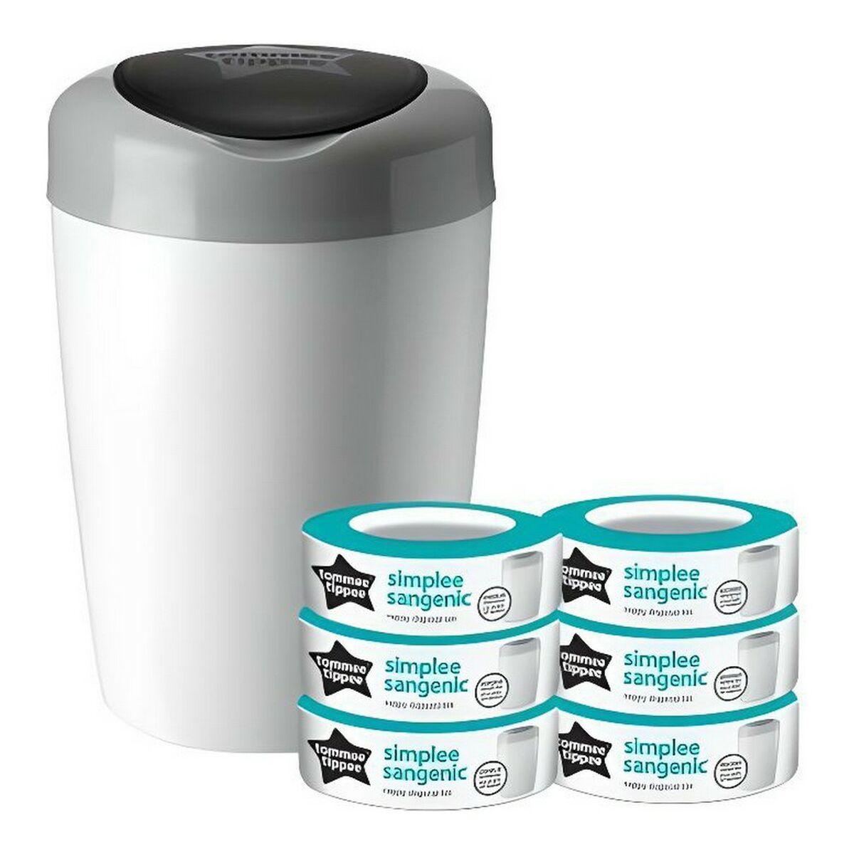 Blespand - Tommee Tippee Simplee, hvid (inkl. 6 refills)