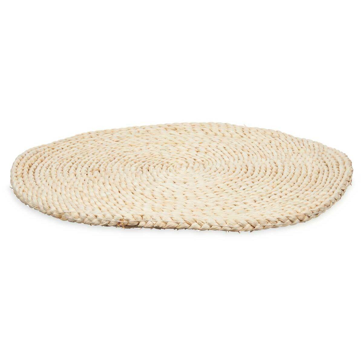 Kinvara dækkeserviet i esparto-græs - natur, 40 × 40 cm (12 stk.)