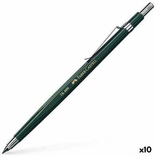 Stiftholder Faber-Castell Tk 4600 Grøn 0,7 mm (10 enheder)