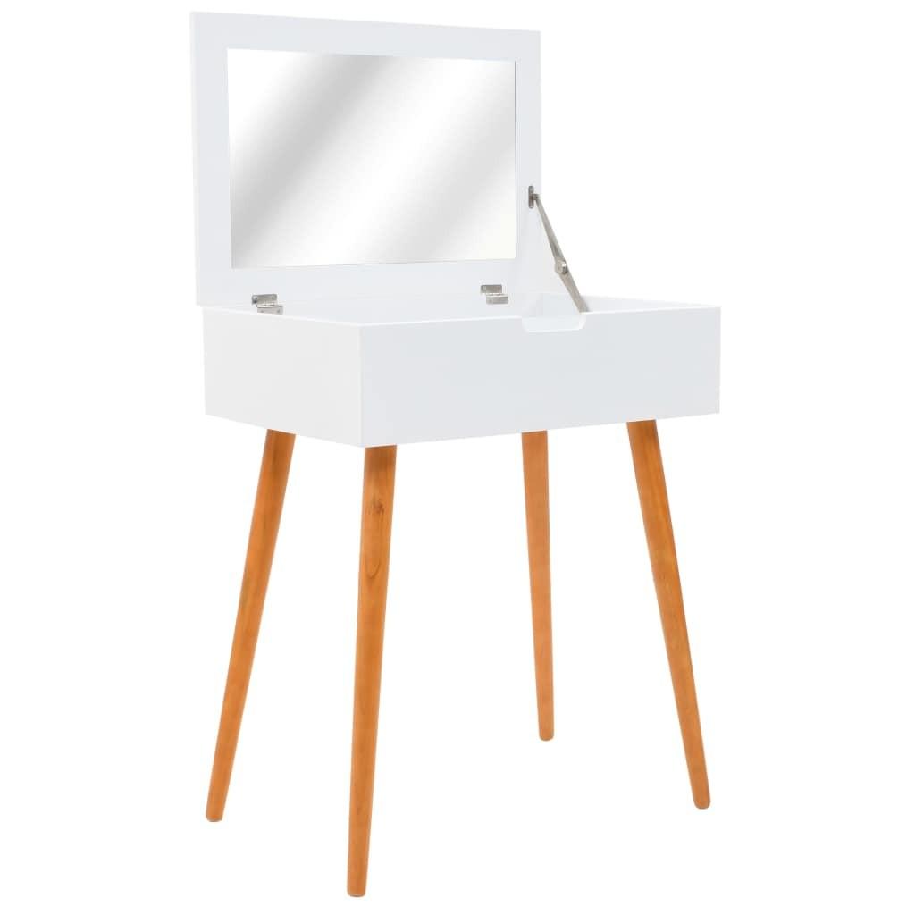 Sminkebord med spejl MDF 60 x 40 x 75 cm