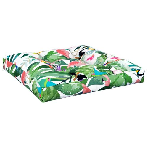 Pallehynde 80x80x12 cm stof flerfarvet (OUTLET A)