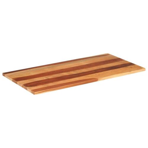 Bordplade 120x60x(2,5-2,7) cm massivt akacietræ