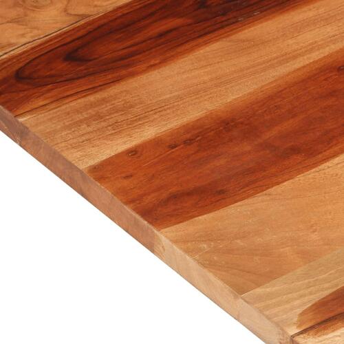 Bordplade 120x60x(2,5-2,7) cm massivt akacietræ