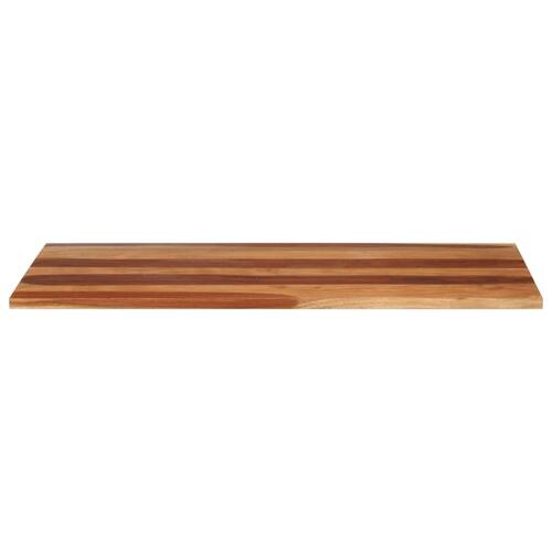 Bordplade 120x60x(2,5-2,7) cm massivt akacietræ