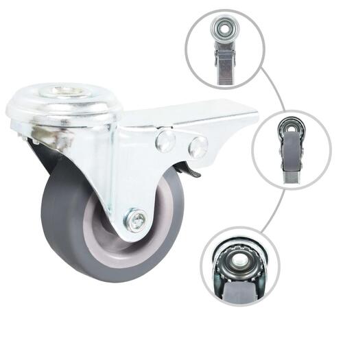 Drejehjul med bolthul 8 stk. 50 mm