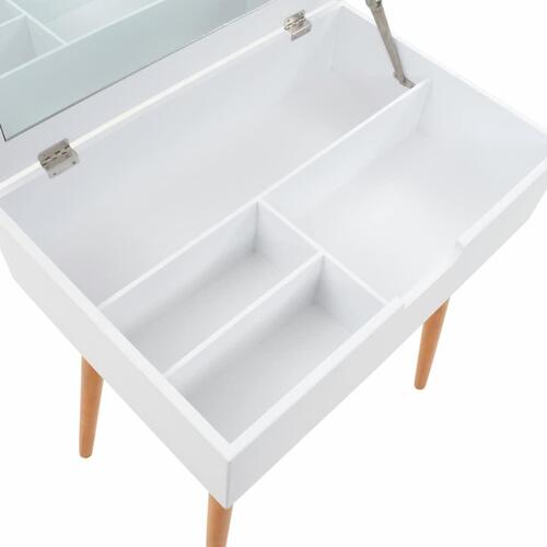 Sminkebord med spejl MDF 60 x 40 x 75 cm