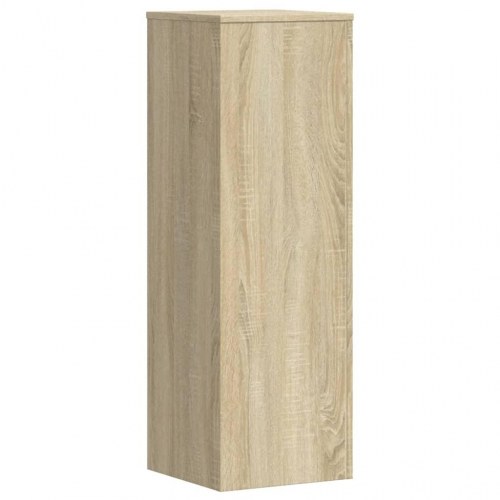 Plantestativer 2 stk. - 33×33×100 cm i konstrueret træ, sonoma-eg
