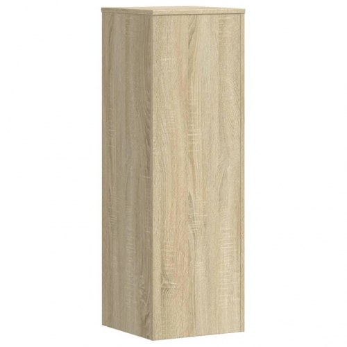 Plantestativer 2 stk. - 33×33×100 cm i konstrueret træ, sonoma-eg