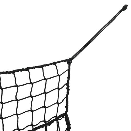 Hønet 2 stk. 90x60 cm PP rektangulær sort