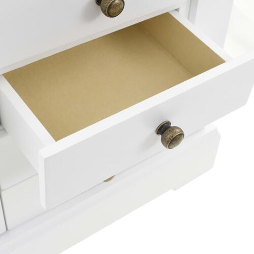 Smykkeskab med spejl MDF 25 x 13,5 x 34 cm