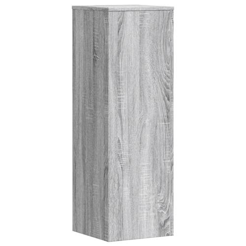 Plantestativer 2 stk. 33x33x100cm konstrueret træ grå sonoma-eg