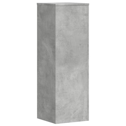 Plantestativer 2 stk. 33x33x100 cm konstrueret træ betongrå
