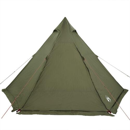 6-personers campingtelt vandafvisende olivengrøn