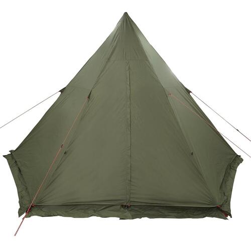 6-personers campingtelt vandafvisende olivengrøn