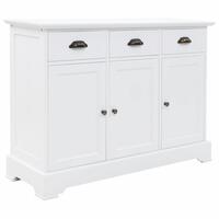 Skænk med 3 låger 105x35x77,5 cm MDF og fyrretræ