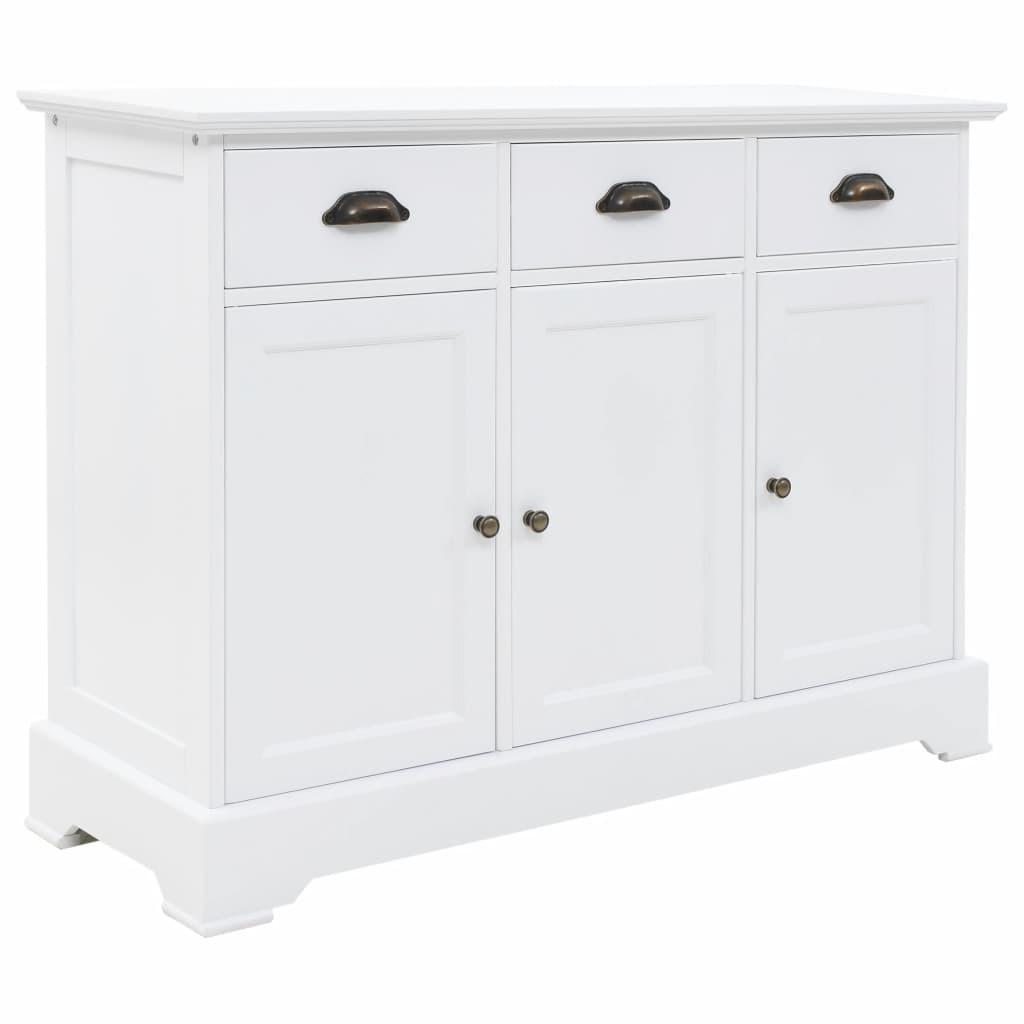 Skænk med 3 låger 105x35x77,5 cm MDF og fyrretræ