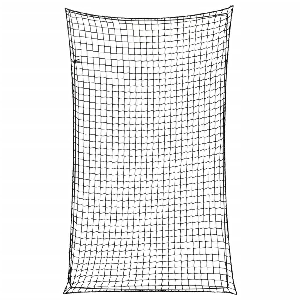 Trailernet med elastiksnor 5x3 m PP sort