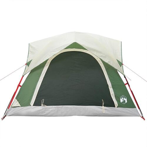 4-personers campingtelt vandafvisende grøn